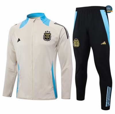 Hacer Chaqueta Chándal Fútbol Argentina Niño Equipación 2024/2025 albaricoque