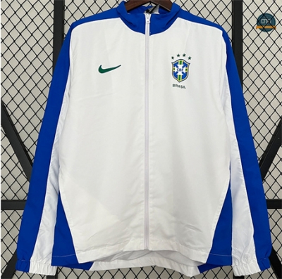 Buscar cortavientos Brasil Equipación 2024/2025 Blanco