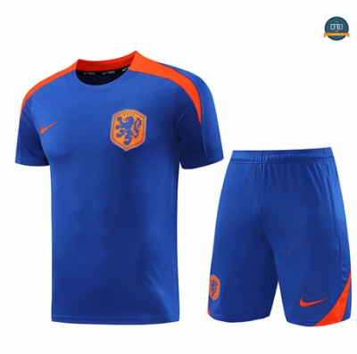 Nuevas Camiseta Entrenamiento futbol Países Bajos + Pantalón 2024/2025 Azul