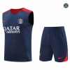 Crear Camiseta Entrenamiento futbol Sin Mangas Paris Saint Germain 2024/2025 Azul marino + Pantalón Corto