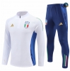 Nuevas Chándal Fútbol Italia Niño Equipación Blanco 2024/2025