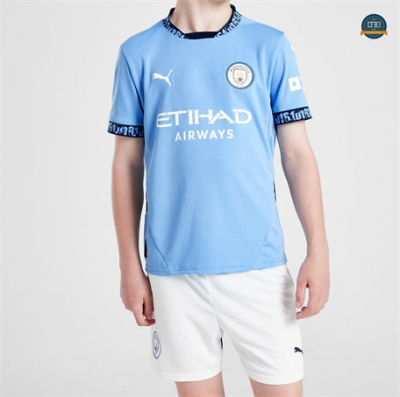Cfb3 Camiseta futbol Manchester City Niño Primera Equipación 2024/2025