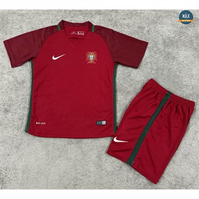 Cfb3 Camiseta futbol Retro 2016-17 Portugal Niño Primera Equipación