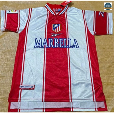 Cfb3 Camiseta futbol Retro 1999-00 Atletico Madrid 1ª Equipación