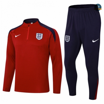 Diseño Chándal Fútbol Inglaterra Niño Equipación rojo 2024/2025