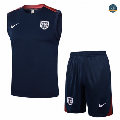 Nuevas Camiseta entrenamiento sin mangas Inglaterra azul real 2024/2025