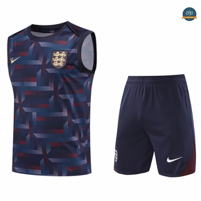 Venta Camiseta entrenamiento sin mangas Inglaterra Azul marino 2024/2025