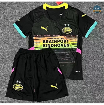Cfb3 Camiseta futbol PSV Eindhoven Niño Segunda Equipación 2024/2025