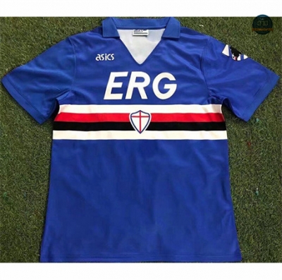 Cfb3 Camiseta futbol Retro 1990-91 Sampdoria Primera Equipación