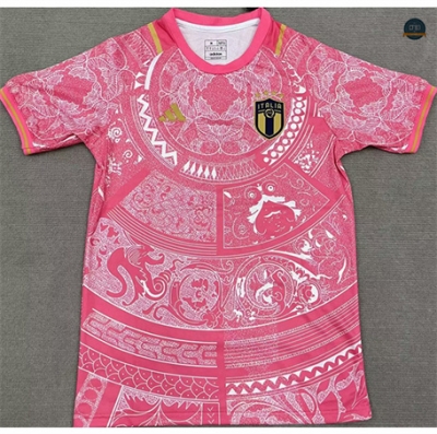 Diseñar Camiseta futbol Italia Equipación edición especial rosa 2024/2025