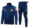 Outlet Chaqueta Chándal Fútbol Italia Equipación 2024/2025 Azul marino