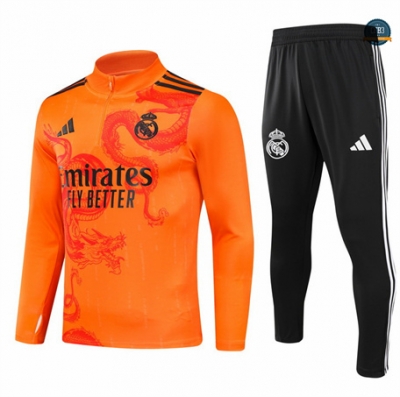 Venta Chándal Fútbol Real Madrid Niño Equipación 2024/2025 Naranja