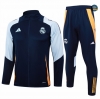 Hacer Chaqueta Chándal Fútbol Real Madrid Niño Equipación 2024/2025 Azul marino