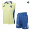 Outlet Camiseta Entrenamiento futbol Sin Mangas Ajax 2024/2025 amarillo claro + Pantalón Corto