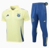 Nuevas Camiseta Entrenamiento futbol Polo Paris Saint Germain + Pantalones 2024/2025 amarillo claro