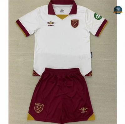 Diseño Camiseta futbol West Ham United Niño 3ª Equipación 2024/2025