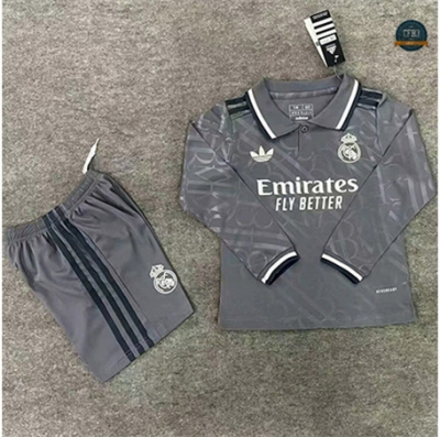 Hacer Camiseta Real Madrid Niño 3ª Equipación Manga Larga 2024/2025