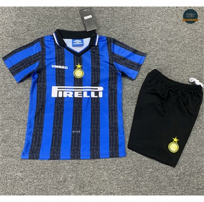 Crear Camiseta Retro 1997-98 Inter Milan Niño 1ª Equipación