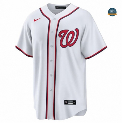 Tailandia Cfb3 Camiseta Washington Nationals - Blanco