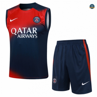 Nuevas Camiseta entrenamiento sin mangas Paris Paris Saint Germain rojo 2024/2025
