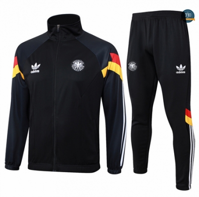 Venta Chaqueta Chándal Fútbol Alemania Equipación 2024/2025 negro