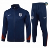 Outlet Chaqueta Chándal Fútbol Inglaterra Equipación 2024/2025 Azul marino