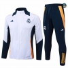 Hacer Chaqueta Chándal Fútbol Real Madrid Equipación 2024/2025 Blanco