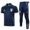 Venta Camiseta Entrenamiento futbol Polo Italia + Pantalones 2024/2025 Azul marino