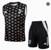 Buscar Camiseta Entrenamiento futbol Sin Mangas Juventus 2024/2025 negro + Pantalón Corto