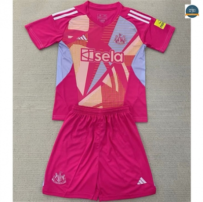 Cfb3 Camiseta futbol Newcastle United Niños Equipación Portero Rosa 2024/2025