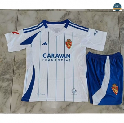 Cfb3 Camiseta futbol Real Saragosse Niños 1ª Equipación 2024/2025