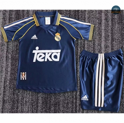 Nuevas Camiseta Retro 1998-00 Real Madrid Niño 2ª Equipación