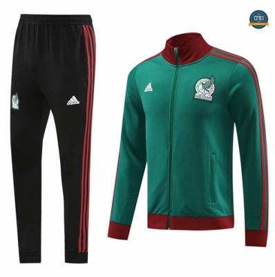 Crear Chaqueta Chándal Fútbol Mexico Equipación verde 2024/2025