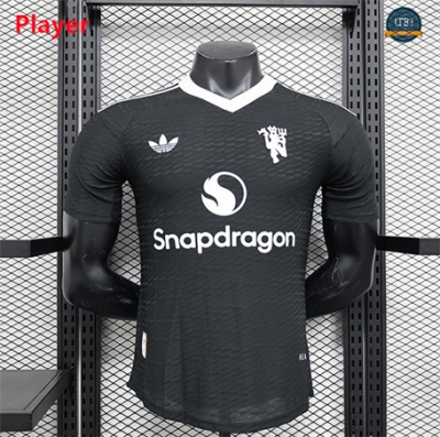 Venta Camiseta Manchester United Player Equipación Portero Negro 2024/2025