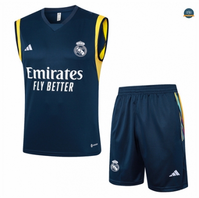 Venta Camiseta entrenamiento sin mangas Real Madrid Azul marino 2024/2025