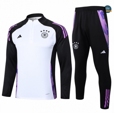 Diseño Chándal Fútbol Alemania Niño Equipación 2024/2025 Blanco