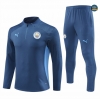 Diseño Chándal Fútbol Manchester City Niño Equipación 2024/2025 Azul marino