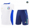 Comprar Camiseta Entrenamiento futbol Sin Mangas Italia 2024/2025 Blanco + Pantalón Corto