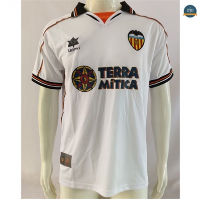 Cfb3 Camiseta futbol Retro 1999-00 Valencia 1ª Equipación