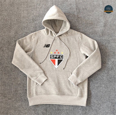 Diseño Sudadera con Capucha Sao Paulo Equipación gris 2024/2025