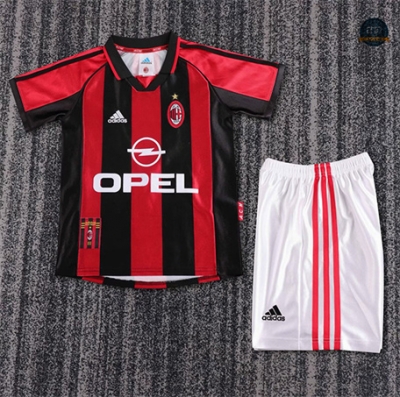 Hacer Camiseta Retro 1998-99 AC Milan Niño 1ª Equipación