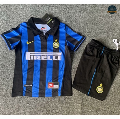 Diseño Camiseta Retro 1998-99 Inter Milan Niño 1ª Equipación