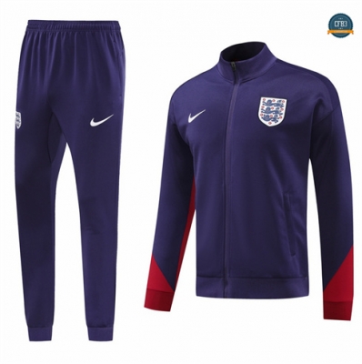 Venta Chaqueta Chándal Fútbol Inglaterra Equipación azul 2024/2025