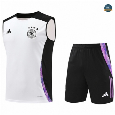 Venta Camiseta entrenamiento sin mangas Alemania Blanco 2024/2025