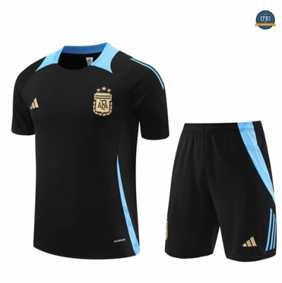 Hacer Camiseta entrenamiento Argentina + Pantalón negro 2024/2025