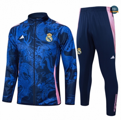 Venta Chaqueta Chándal Fútbol Real Madrid Niño Equipación 2024/2025 Azul marino