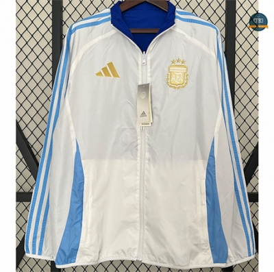 Nuevas chaqueta reversible Argentina Equipación 2024/2025 Blanco