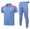 Nuevas Camiseta Entrenamiento futbol Polo Cruzeiro + Pantalones 2024/2025 Gris