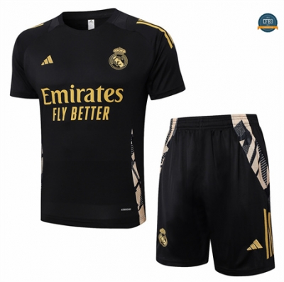 Comprar Camiseta Entrenamiento futbol Real Madrid + Pantalón 2024/2025 negro