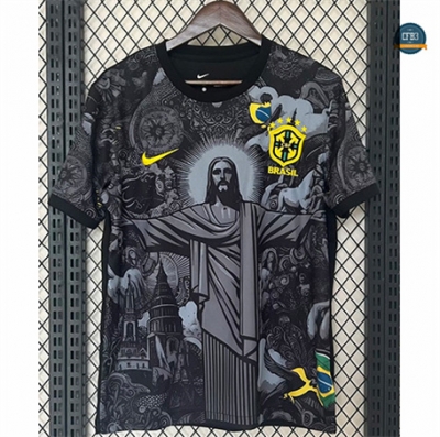 Cfb3 Camiseta futbol Brasil Edición Especial Equipación Negro 2024/2025